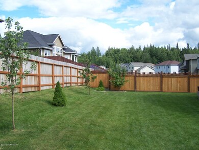 Back Yard- fenced on 3 sides