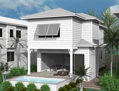 Coral Cove House #3 Rear Rendering