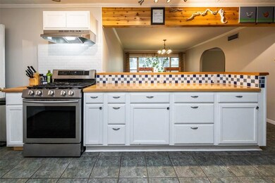 Additional prep space in the kitchen.