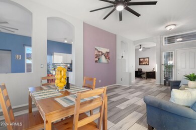 Dining in front room