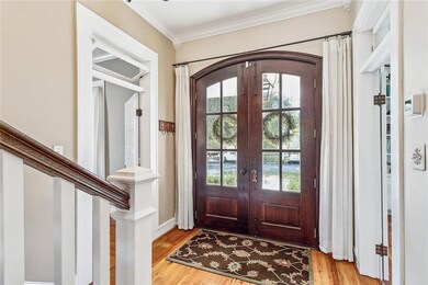 View of Solid Maple Wood Doors with Pull Back Priv