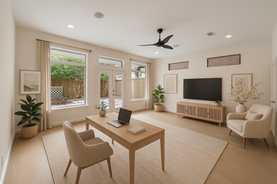 1st floor staged as an office