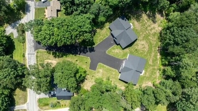 beautiful lot with tree buffer on sides