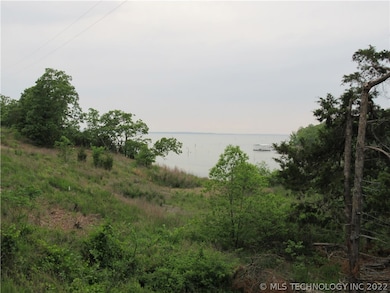 From road looking towards the waterfront property