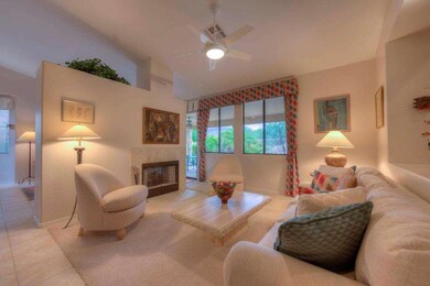 Living Room w/2-Way Fireplace