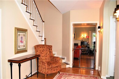 Vestibule with hardwood flooring.  8' x 15'