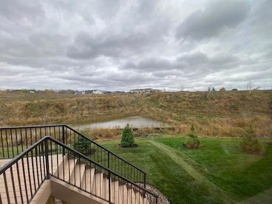 Large Azek deck with stairs to great backyard!