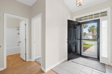 View of tiled entryway