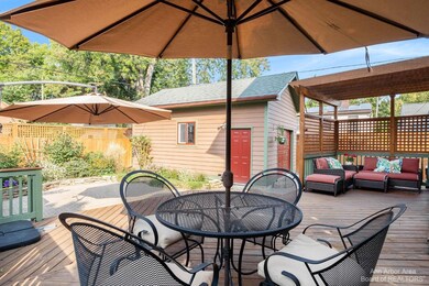 Back yard in summer