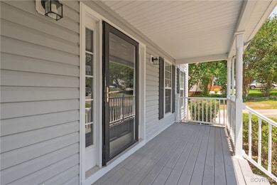 Country front porch