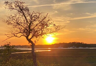 View from Sunroom at high tide.