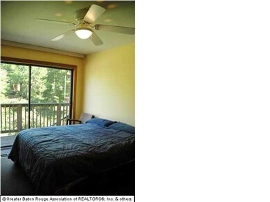 Downstairs bedroom opens onto deck