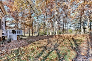 Fenced back yard