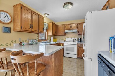 Main kitchen with window overlooking the outdoors
