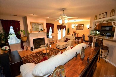 Living Room, Dining Room and Pass Thru Counter.