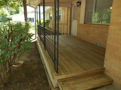 Large covered front porch