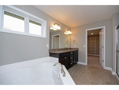 Oversized Soaking Tub, Shower, Brick Joint Ceramic