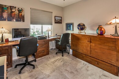 Built in dual desk in Den