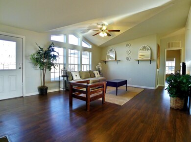 Living Room with Door into Master