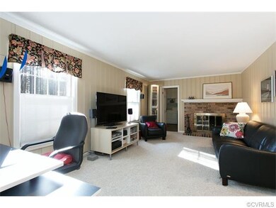Family Room view to Laundry Room from Kitchen
