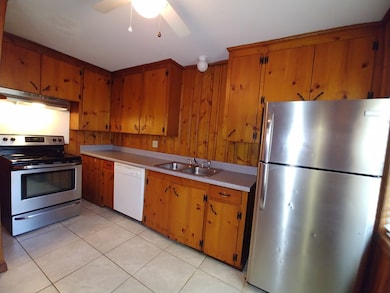 Kitchen with stainless appliances