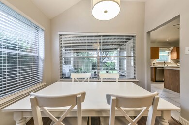 The kitchen and the dining area are open to each other making it quite convenient for entertaining and every day living.