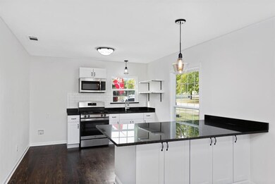 Open concept kitchen with new everything!