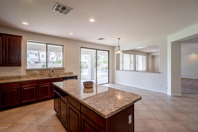 Kitchen Open to Family Room