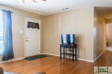 Front door from living room