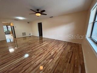 Living room/dining room combo.