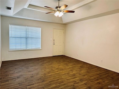 view of front door in living room