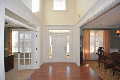 Grand front entrance