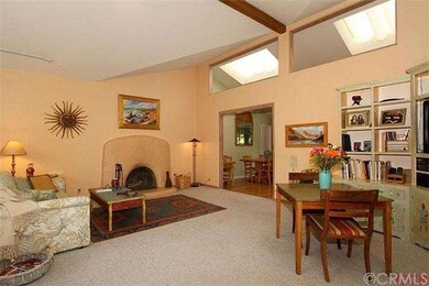 Skylights offer sunny ambience for open floor plan