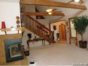 Double sided fireplace