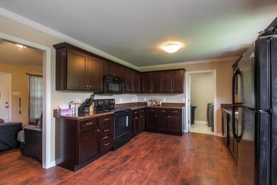 Large open kitchen with extensive cabinetry