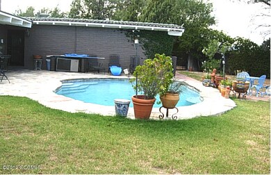 Rear Yard With Pool