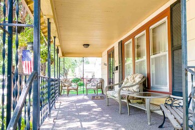Large covered front porch