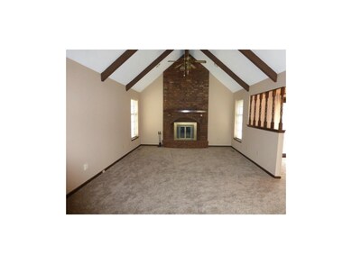 Living room with fire place