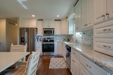 All NEW stainless steel appliances, and the refrigerator stays!