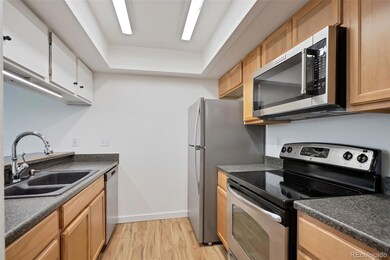 Pretty kitchen is open to the living room