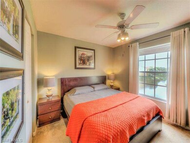 Master bedroom enjoys a lovely lake view.