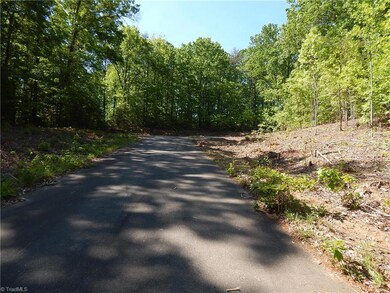 This view is from Jarrett Drive, looking toward the cul-de-sac.  Property is on the right in this picture.