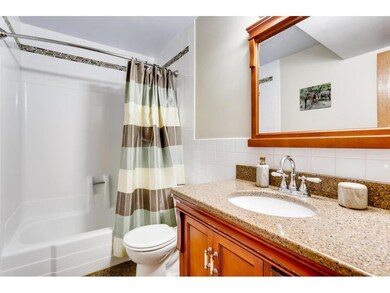 Upper level Full Bath with Granite Counter tops