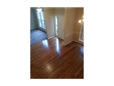 Refinished hardwood floors.