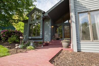 Beautifully landscaped entry