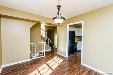 View of main floor living space new flooring throu