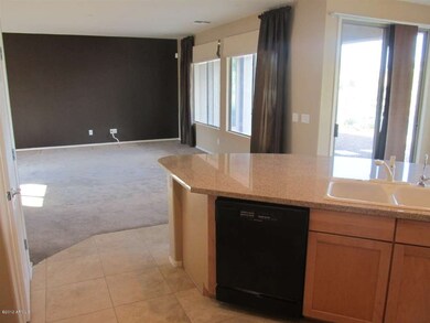 Views from Kitchen to family room