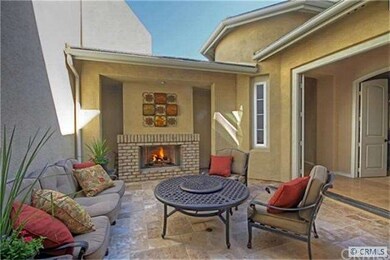 Courtyard with Fireplace