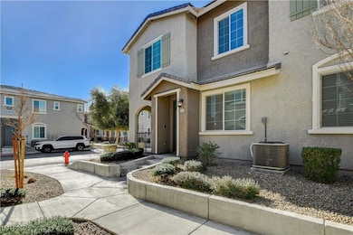 View of front of property featuring stucco siding