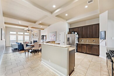 This home features high and coffered ceiling